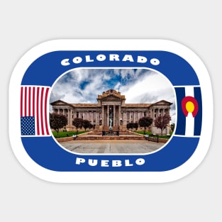 Colorado, Pueblo City, USA Sticker